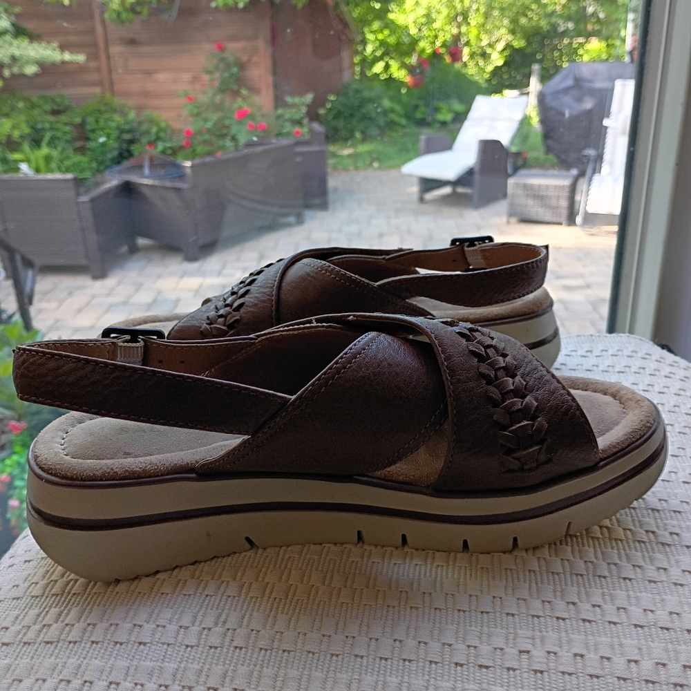 Salvia Women's Aidan In Cuoio Pebble Nappa LeatherBrand.size38/7.5.new Confition - Picture 6 of 11